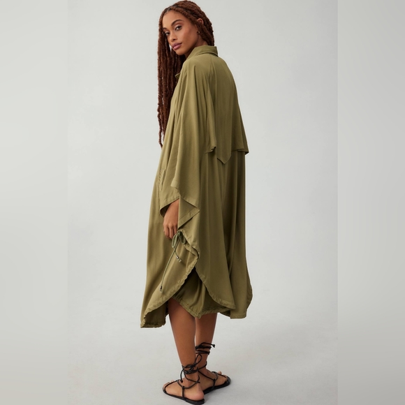 💖💖 NWT Anthropologie Pilcro Oversized Poncho Utility Jacket 💖💖 - Picture 6 of 7